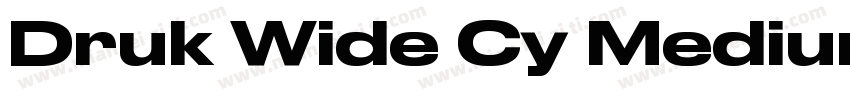 Druk Wide Cy Medium Regular字体转换